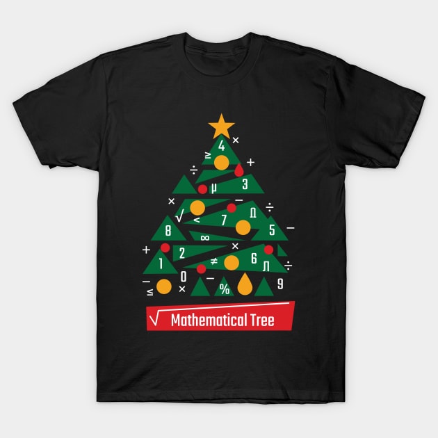 Mathematical Christmas Tree T-Shirt by Emma